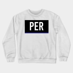 Sergio Perez Driver Tag Crewneck Sweatshirt